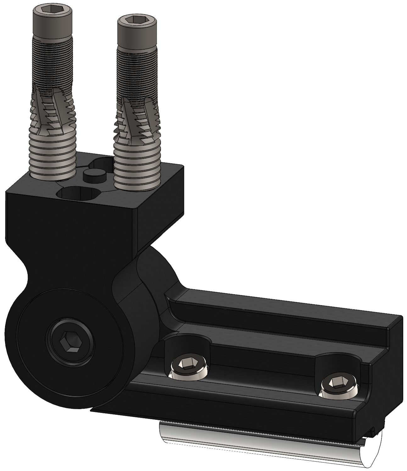 40mm Adjustable Angle Bracket Offset Profile to End Mount Kit